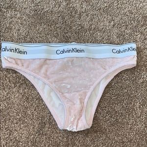 pink velvet calvin underwear